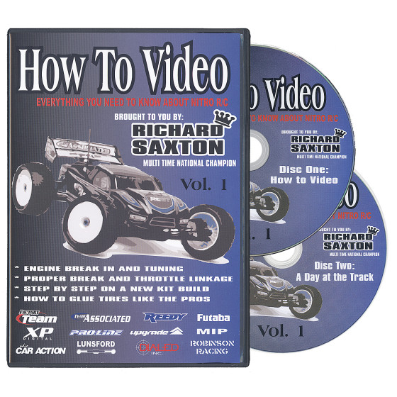 Team Associated Richard Saxtons Tech & Tips DVD