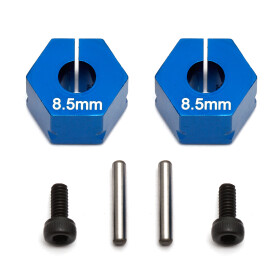 Team Associated FT Clamping Wheel Hexes, 8.5mm