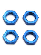 Team Associated FT Wheel Nuts, 17 mm, blue