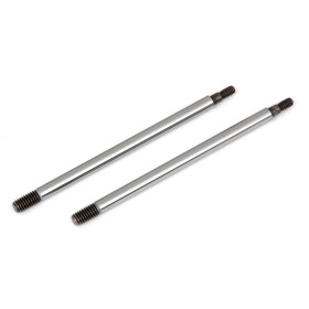 Team Associated RC8B3 FT Chrome Shock Shafts, 3.5x39.5 mm