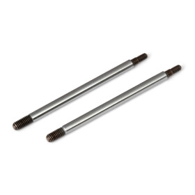 Team Associated RC8T3 FT Chrome Shock Shafts, 3.5x33.5 mm