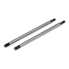 Team Associated RC8T3 FT Chrome Shock Shafts, 3.5x42.5 mm