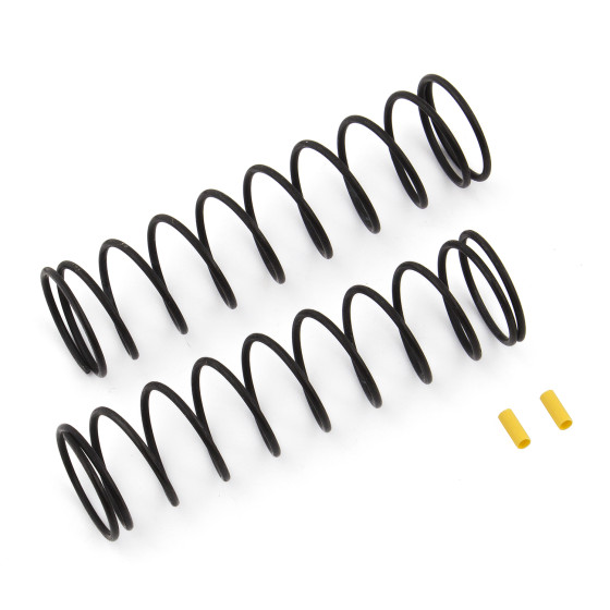 Team Associated Rear Springs V2, yellow, 4.4 lb/in, L86, 10.25T, 1.6D