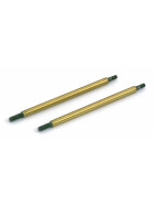 Team Associated FT Gold Shock Shafts, rear, 38 mm stroke