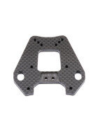 Team Associated FT Carbon Fiber Shock Tower, front, woven