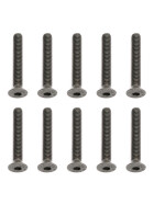 Team Associated Screws, 3x20 mm FHCS