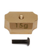 Team Associated FT Front Bulkhead Weight, 15g