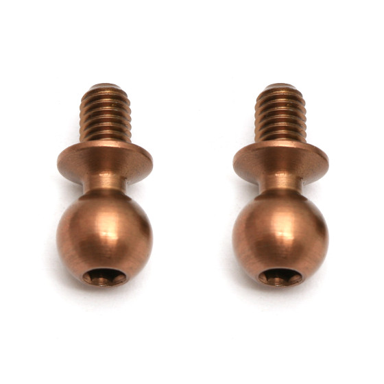 Team Associated FT Heavy-Duty Ballstuds, 4 mm, TiN