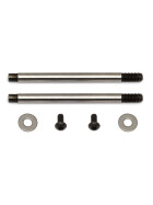Team Associated FT 3x21 mm Shock Shafts V2, chrome