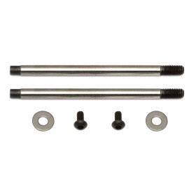 Team Associated FT 3x27.5 mm Shock Shafts (V2), Chrome