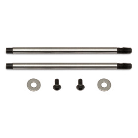 Team Associated FT 3x35 mm Shock Shafts (V2), Chrome