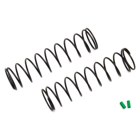 Team Associated 12mm Shock Springs, 72mm, green, 2.20 lb/in