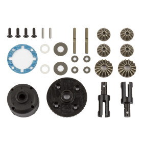 Team Associated RC10B74 Differential Set, front and rear