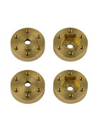 Element RC FT Enduro Beadlock Hex Adapters, brass