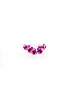 Hiro Seiko Alloy Hex Socket Button Head Screw M3x5  [Pink] 5pcs
