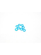 Hiro Seiko 3mm Alloy Spacer Set (0.5mm) [T-Blue]
