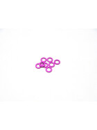 Hiro Seiko 3mm Alloy Spacer Set (0.5mm) [Purple]