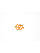 Hiro Seiko 3mm Alloy Spacer Set (0.5mm) [Orange]