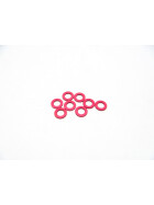 Hiro Seiko 3mm Alloy Spacer Set (0.75mm) [Red]