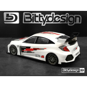 Bittydesign HC-M 1/10 clear body for M-chassis 210-225mm wheelbase