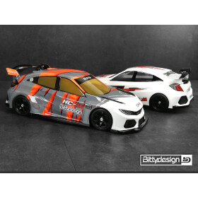 Bittydesign HC-M 1/10 clear body for M-chassis 210-225mm wheelbase