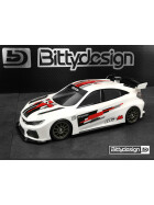 Bittydesign HC-M 1/10 clear body for M-chassis 210-225mm wheelbase