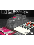 Bittydesign HC-M 1/10 clear body for M-chassis 210-225mm wheelbase