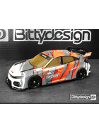 Bittydesign HC-M 1/10 clear body for M-chassis 210-225mm wheelbase