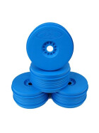 DE Racing Speedline Plus 1/8 Buggy Wheels (4pcs/Blue)