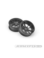 JConcepts Tactic - Slash | Bandit, Street Eliminator 2.2" 12mm hex front wheel - (black)