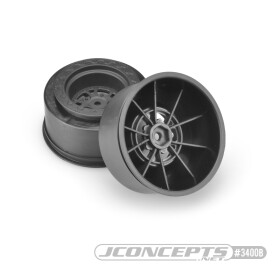 JConcepts Tactic - Slash | Bandit, Street Eliminator 2.2 x 3.0" 12mm hex rear wheel - (black)