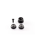 Revolution Design M17 Dial and Nut Set (black)