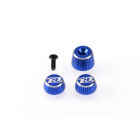 Revolution Design M17 Dial and Nut Set (blue)