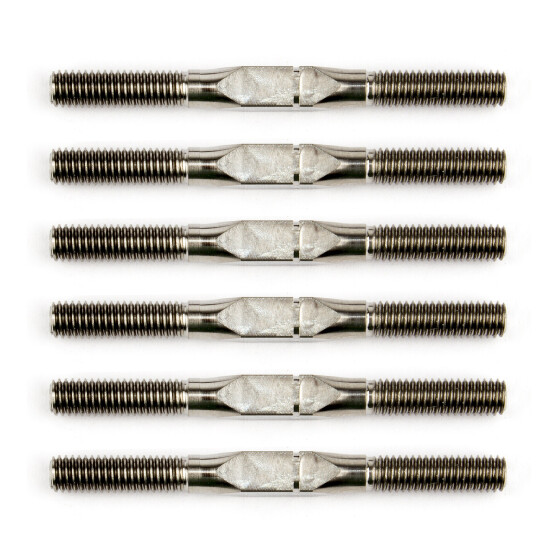 Team Associated FT 1:14 Titanium Turnbuckle Set, silver