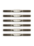 Team Associated FT 1:14 Titanium Turnbuckle Set, silver
