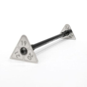 Koswork Steel Ride Height Gauge Set (w/alum handle, 16-18mm & 19-21mm, 1/10 Buggy)