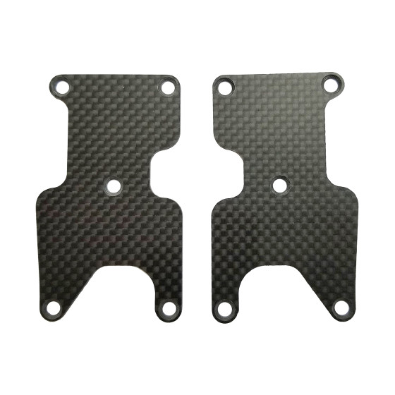 Team Associated RC8B3.2 FT Rear Suspension Arm Inserts, carbon fiber, 1.2mm