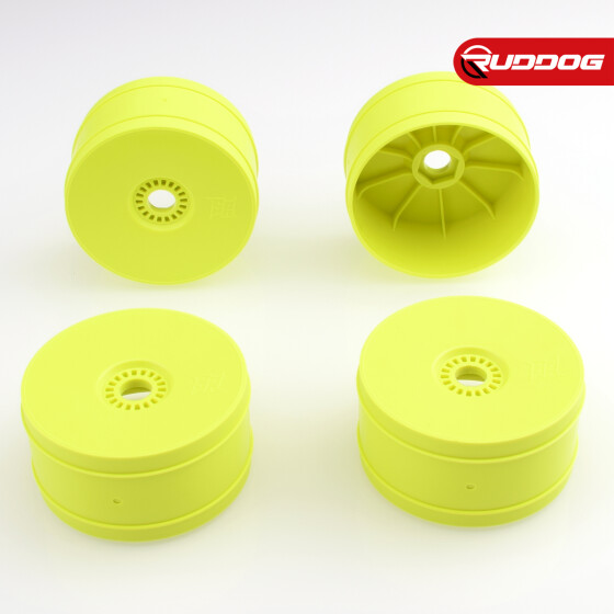Sweep 1:8 buggy Dish Wheels V5 Yellow 4pcs