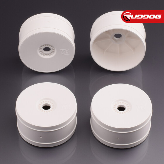 Sweep 1:8 buggy Dish Wheels V5  White 4pcs
