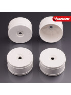 Sweep 1:8 buggy Dish Wheels V5  White 4pcs
