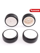 Sweep QTS Pre-glued tires 32deg/4pcs (EXP-LS3 (4.2mm Soft) Gray / EXP-WAW) For Carpet (Austria Nats)