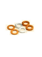 Hiro Seiko 3mm Alloy Spacer Set (0.5t/0.75t/1.0t)  [Orange] ( 6 pcs (2 pcs each))