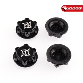 Sweep 17mm Wheel Nuts Black 4pcs