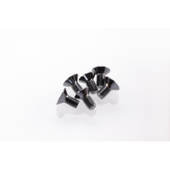 Hiro Seiko Hex Socket Flat Head Screw M3x6  [S-Black] ( 6 pcs)