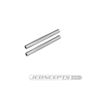 JConcepts RC10 diamond wing tubes, silver - 2pc.