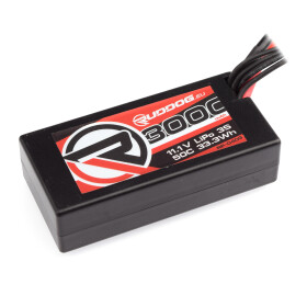 RUDDOG 3000mAh 50C 11.1V LiPo Short Stick Pack Battery...