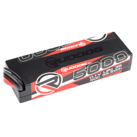 RUDDOG 5000mAh 50C 11.1V LiPo Stick Pack Battery with...