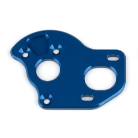 Team Associated RC10T6.2 Laydown Motor Plate, blue aluminum