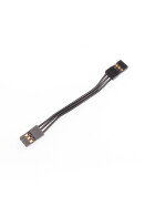 RUDDOG RX Connector Wire Black 60mm (JR Male to JR Male)