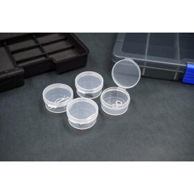 Koswork Clear Round Container (w/lid, ID 25mm, H12mm) (10pcs)